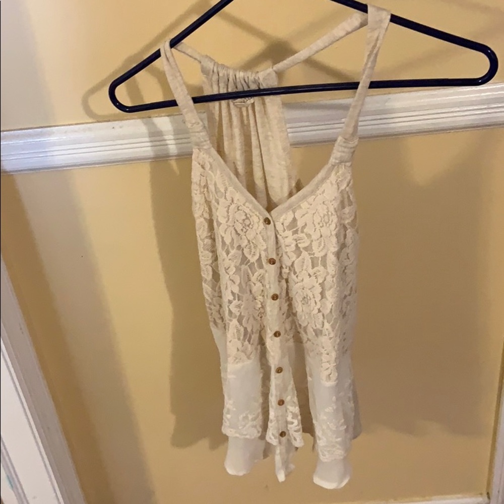 Lace tank top